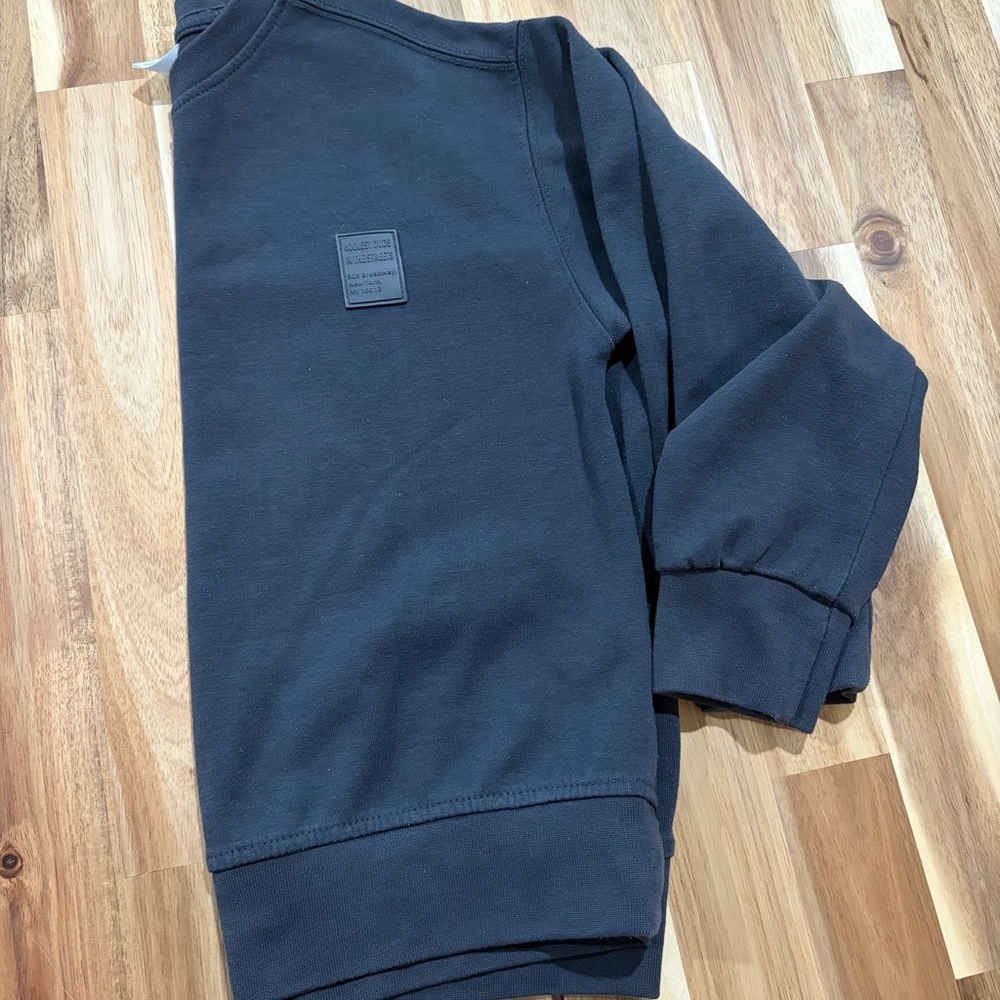 Zara Kids Charcoal Gray Crewneck size 6/7 - Picture 2 of 4